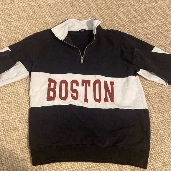 Brandy Melville Sweaters Brandy Melville Boston Half Zip Poshmark